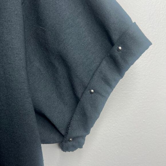 VTG Xperiance Womens Western Shirt Leather Fringe Conchos Studded Sleeve Sz L - Picture 6 of 13